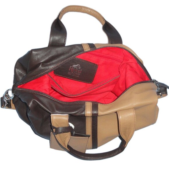 Bruno Rossi Deerskin Satchel/Shoulder Bag - Picture 2 of 5